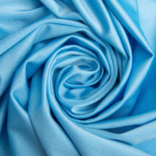 Тканина трикотаж Біфлекс 200 г/м2 стрейчева еластична блискуча для купальників і спортивного одягу блакитна