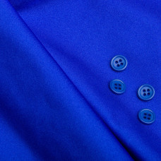 Тканина трикотаж Біфлекс 200 г/м2 стрейчева еластична блискуча для купальників і спортивного одягу індіго