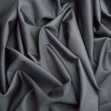 Тканина трикотаж Біфлекс 200 г/м2 стрейчева еластична блискуча для купальників і спортивного одягу т/сіра