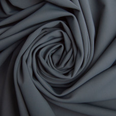 Тканина трикотаж Біфлекс матовий 200 г/м2, еластична для купальників, легінсів, спортивного одягу т/сіра
