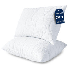 Набір подушок 2 шт 50х70 CloudDream IDEIA штучний пух, білий, гіпоалергенна подушка в коробці