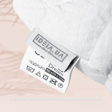 Набір подушок 2 шт 50х70 CloudDream IDEIA штучний пух, білий, гіпоалергенна подушка в коробці