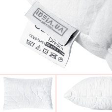 Набір подушок 2 шт 50х70 CloudDream IDEIA штучний пух, білий, гіпоалергенна подушка в коробці