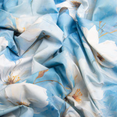 Тканина бязь ранфорс 5D для постільної білизни, бавовна 125 гр/м2 240 см натуральна, постільна тканина