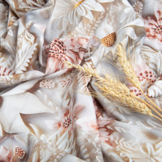 Тканина бязь ранфорс 5D для постільної білизни, бавовна 125 г/м2 240 см натуральна, постільна тканина