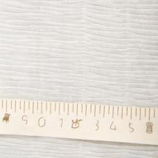 Тканина шифон жатка 95 г/м2 145 см легка, повітряна тканина для суконь, блуз і аксесуарів молоко