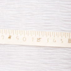 Тканина шифон жатка 95 г/м2 145 см легка, повітряна тканина для суконь, блуз і аксесуарів біла