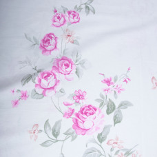 Тканина бавовна сатин для постільної білизни, натуральна тканина, постільна білизна, 120 г/м2 ВТ-411-A роуз рожевий