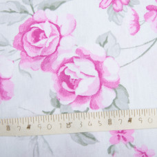 Тканина бавовна сатин для постільної білизни, натуральна тканина, постільна білизна, 120 г/м2 ВТ-411-A роуз рожевий