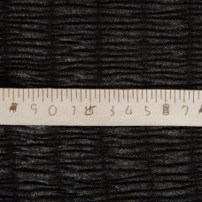 Тканина шифон жатка 95 г/м2 145 см легка, повітряна тканина для суконь, блуз і аксесуарів чорна