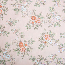 Тканина бавовна сатин для постільної білизни, натуральна тканина, постільна білизна, 120 г/м2 ВТ-405-A літо персик