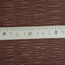 Тканина шифон жатка 95 г/м2 145 см легка, повітряна тканина для суконь, блуз і аксесуарів коричнева