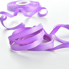 Репсова стрічка 1 см із принтом/однотонна