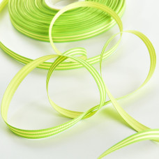 Репсова стрічка 1 см із принтом/однотонна