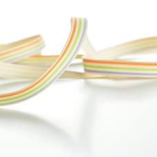 Репсова стрічка 1 см із принтом/однотонна