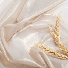 Тканина шифон стрейч із напиленням Cold 55 г/м2 150 см для суконь, блуз, декору та аксесуарів беж