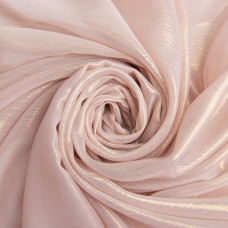 Тканина шифон стрейч із напиленням Cold 55 г/м2 150 см для суконь, блуз, декору й аксесуарів пудра