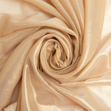 Тканина шифон стрейч із напиленням Cold 55 г/м2 150 см для суконь, блуз, декору й аксесуарів пісок