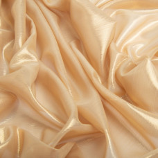 Тканина шифон стрейч із напиленням Cold 55 г/м2 150 см для суконь, блуз, декору й аксесуарів пісок