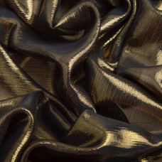 Тканина шифон стрейч із напиленням Cold 55 г/м2 150 см для суконь, блуз, декору й аксесуарів чорна