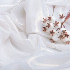 Тканина шифон стрейч із напиленням Cold 55 г/м2 150 см для суконь, блуз, декору та аксесуарів молоко