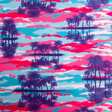 Тканина трикотаж Біфлекс 150 см, еластична для купальників, легінсів, спортивного одягу Майамі