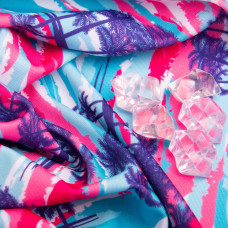 Тканина трикотаж Біфлекс 150 см, еластична для купальників, легінсів, спортивного одягу Майамі