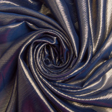 Тканина шифон стрейч із напиленням Cold 55 г/м2 150 см для суконь, блуз, декору та аксесуарів т/синя