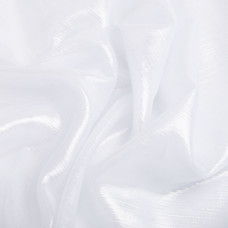 Тканина шифон стрейч із напиленням Сільвер 55 г/м2 150 см для суконь, блуз, декору й аксесуарів молоко