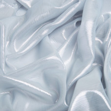 Тканина шифон стрейч із напиленням Сільвер 55 г/м2 150 см для суконь, блуз, декору та аксесуарів сіра