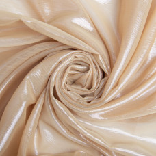 Тканина шифон стрейч із напиленням Сільвер 55 г/м2 150 см для суконь, блуз, декору й аксесуарів пісок