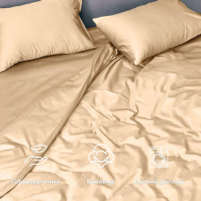 Тканина сатин 240 см 110 г/м2 300 ТС натуральна бавовна преміум якість для постільної білизни, покривал