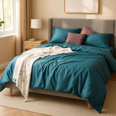 Тканина сатин 240 см 110 г/м2 300 ТС натуральна бавовна преміум якість для постільної білизни, покривал