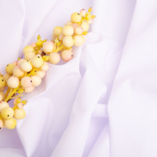 Тканина однотонна вибілена 150 см 115 г/м2, для чоловічих і жіночих сорочок