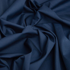 Тканина сорочкова однотонна 150 см 115 г/м2, для чоловічих і жіночих сорочок No13 (5633) синій