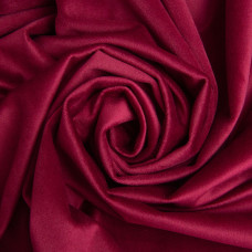 Тканина велюр однотонний Вайлет 150 см 290 г/м2, для одягу, суконь, костюмів, спідниць бордо