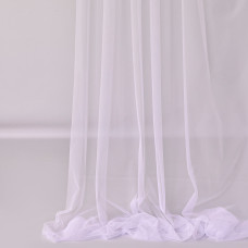 Тюль фатин однотонний Донна V-401 біла