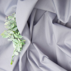 Тканина сорочкова однотонна 150 см 115 г/м2, для чоловічих і жіночих сорочок No15 (8907) сірий