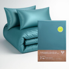 Набір постільної білизни полуторний IDEIA підковдра 145х215 см + 2 наволочки 50х70 см преміум сатин бавовна