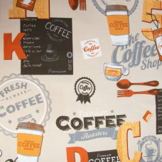 Тканина декоративна скатертина бавовна з водовідштовхувальним просоченням, 180 см, 220 г/м2, для скатертин, штор