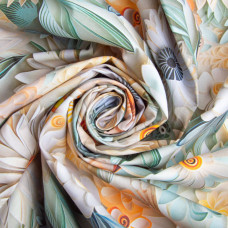 Тканина бязь ранфорс 5D для постільної білизни, бавовна 125 г/м2 240 см натуральна, постільна тканина, тканина для простирадл