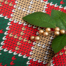 Тканина декоративна скатертина бавовна з водовідштовхувальним просоченням, 180 см, 220 г/м2, для скатертин, штор, декору Кашмір