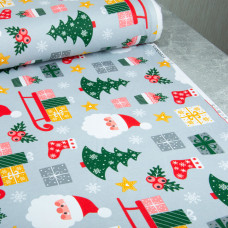 Тканина декоративна скатертина бавовна з водовідштовхувальним просоченням, 180 см, 220 г/м2, для скатертин, штор, декору