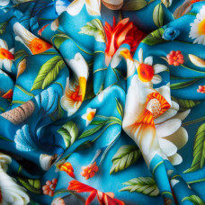 Тканина сатин для постільної білизни, 130 гр/м2 210 ТС, бавовна, 240 см Глорія