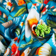 Тканина сатин для постільної білизни, 130 гр/м2 210 ТС, бавовна, 240 см Глорія