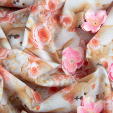 Тканина бязь ранфорс 5D для постільної білизни, бавовна 125 г/м2 240 см натуральна, постільна тканина, тканина для простирадл