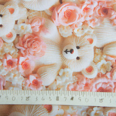 Тканина бязь ранфорс 5D для постільної білизни, бавовна 125 г/м2 240 см натуральна, постільна тканина, тканина для простирадл