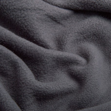 Тканина фліс однотонний 380 г/м2 тепла тканина полар, м'яка для флісівок, кофт, штанів сірий