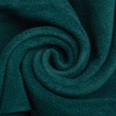 Тканина фліс однотонний 280 г/м2 тепла тканина поларин антипілінг, м'яка для флісівок, кофт, штанів смарагд