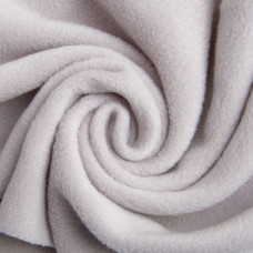Тканина фліс однотонна 280 г/м2 тепла тканина поларин антипілінг, м'яка для флісівок, кофт, штанів св. сірий